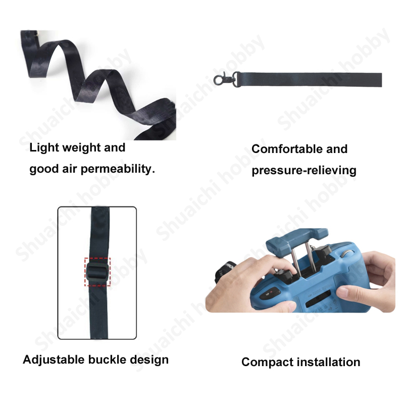 1PCS Remote Controller Adjusta - Drone Neck Strap avaliação e preço
