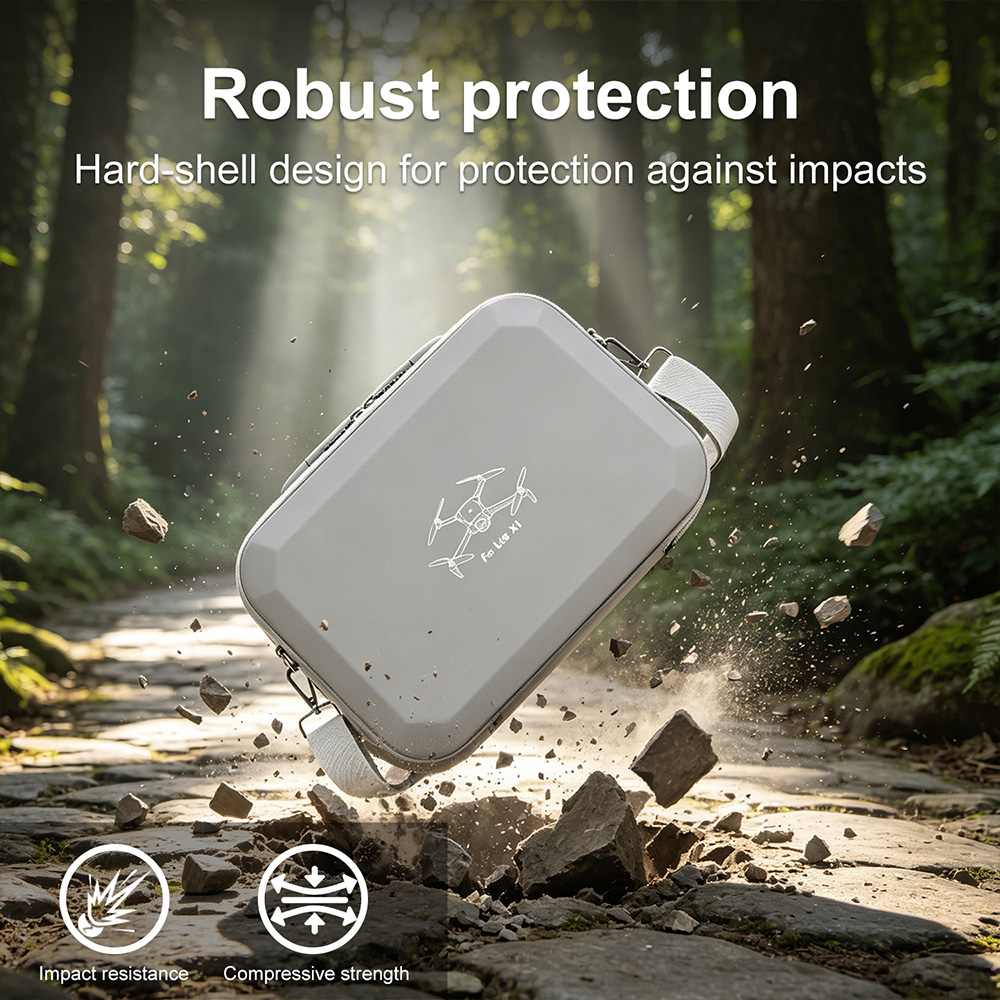 XFJI PU Leather Hard Shell Sho - Drone Hard Shell Case avaliação e preço