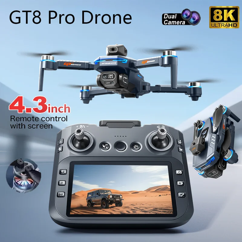 2026 New GT8 Drone GPS 8K Prof - Drone Battery Adapter avaliação e preço