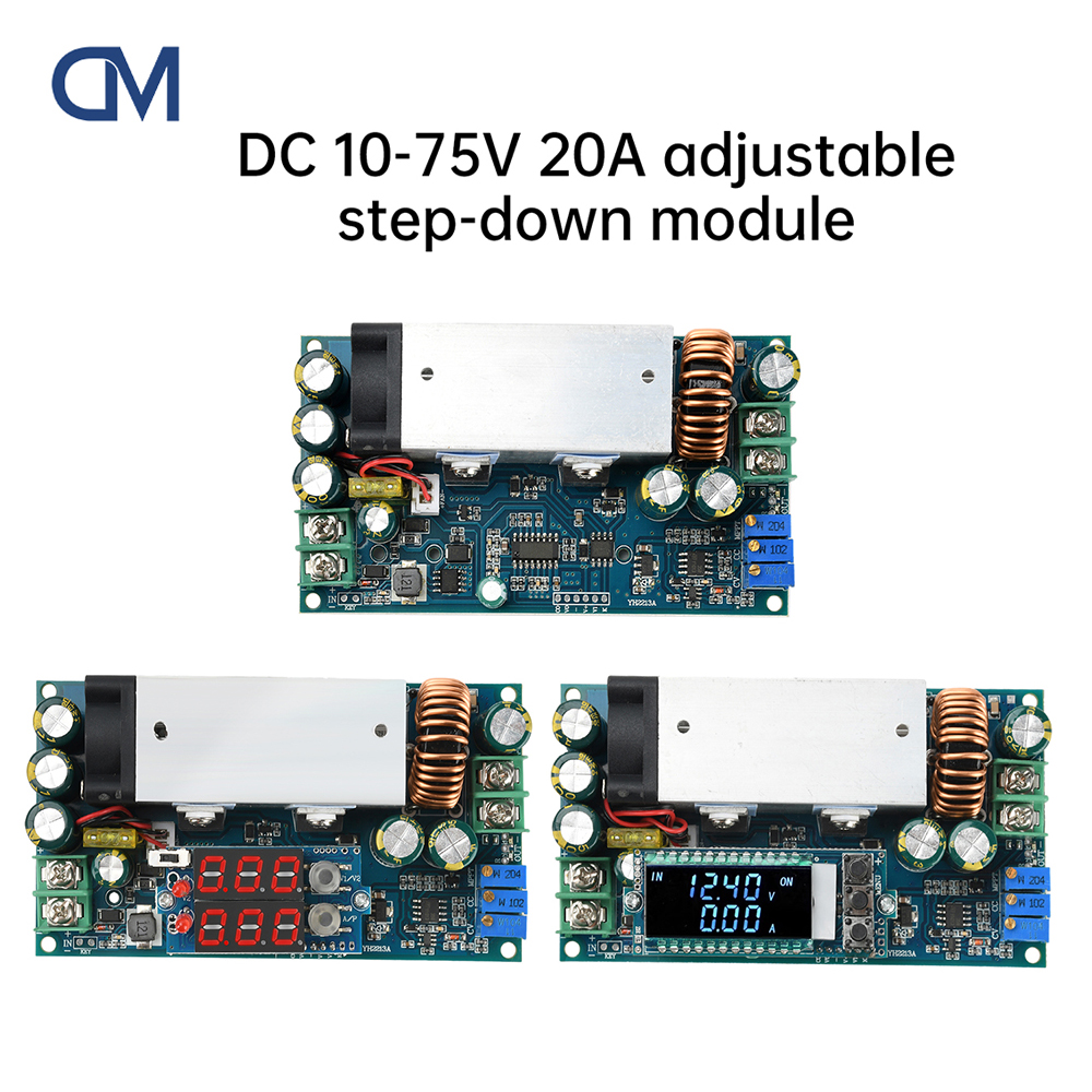 DC 10-75V 20A Adjustable Buck  - Drone Solar Charger avaliação e preço