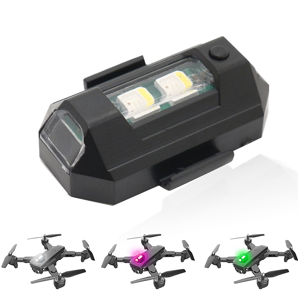 Motorcycle LED RGB Warning Lig - Drone Strobe Light avaliação e preço