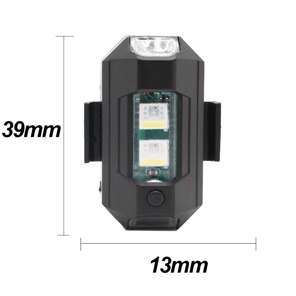 Motorcycle LED RGB Warning Lig - Drone Strobe Light avaliação e preço