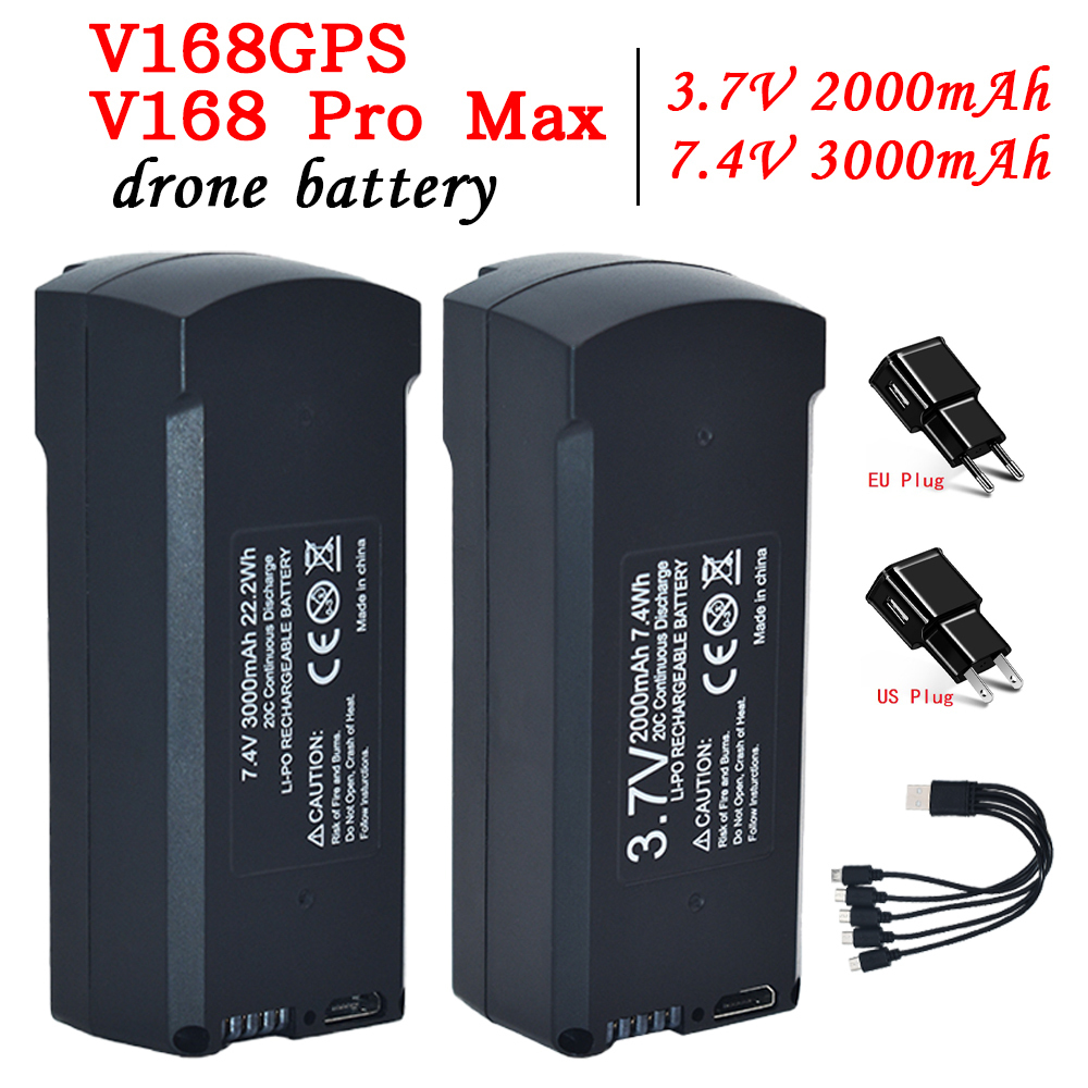 GPS V198 7.4V 3000mAh Battery  - Drone Power Bank avaliação e preço