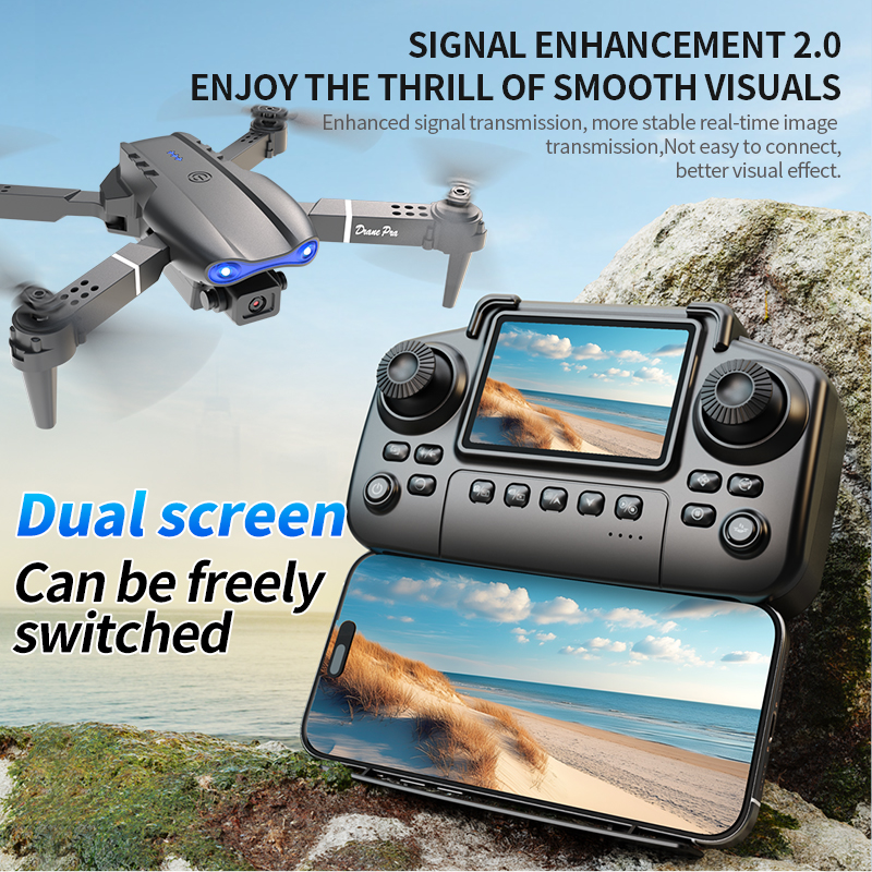 E99 PRO Drone Screen Control A - Drone Battery Adapter avaliação e preço