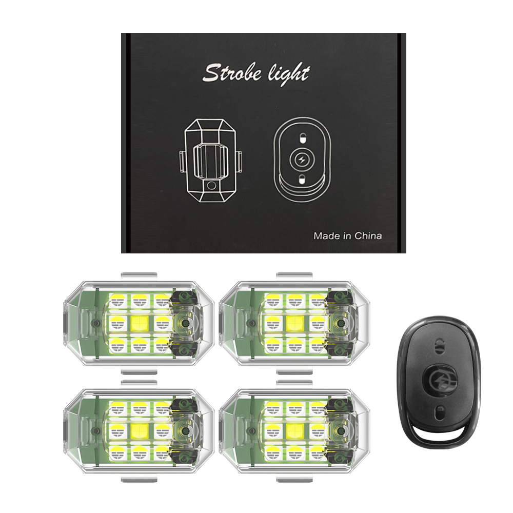1/2/4pcs Wireless LED Drone St - Drone Strobe Light avaliação e preço