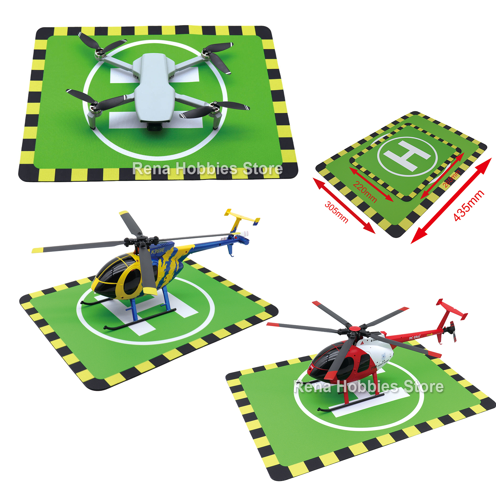 2 Sizes Takeoff and Landing Pa - Drone Landing Pad avaliação e preço