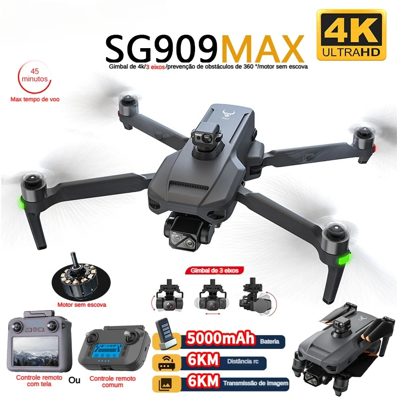 ZLL SG909 SG909MAX Professiona - Drone Controller Screen avaliação e preço